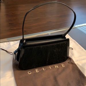 Celine Ponyhair Black Pochette